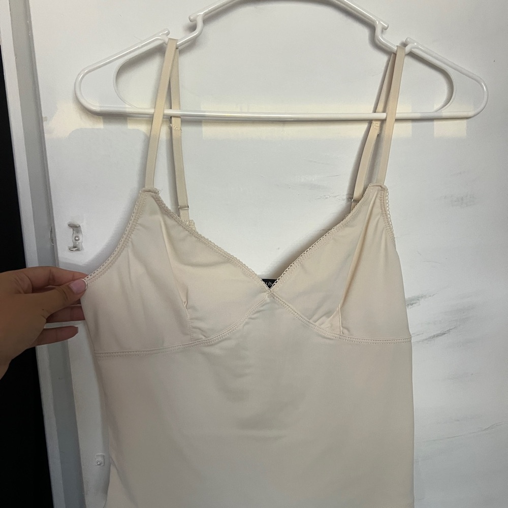 Forever 21 Cream Spaghetti Strap Camisole